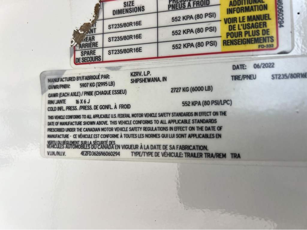 2021 KZ RV DURANGO 321RLT - Image 25