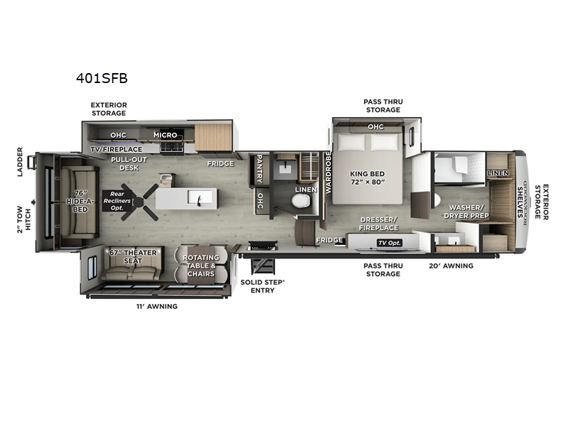 2027 Forest River Rockwood Signature 401SFB - Image 23