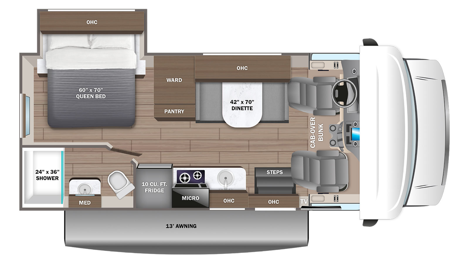 2026 Jayco Redhawk SE 22C - Floorplan 1