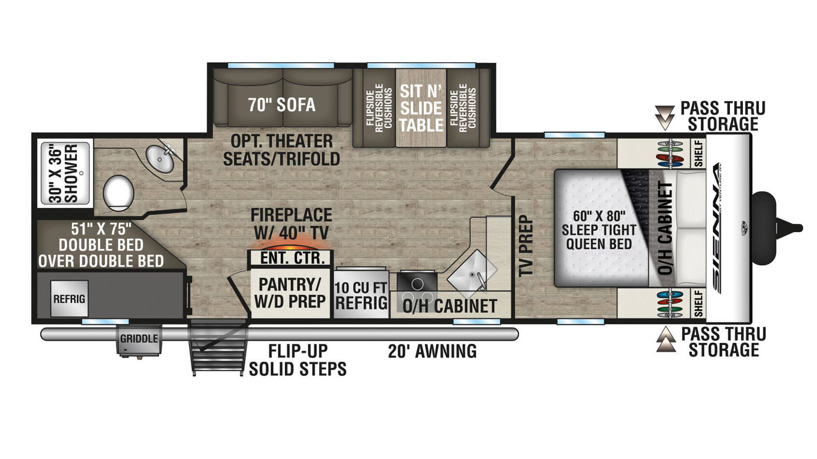 2025 Venture RV Sienna SA271VBH - Image 2