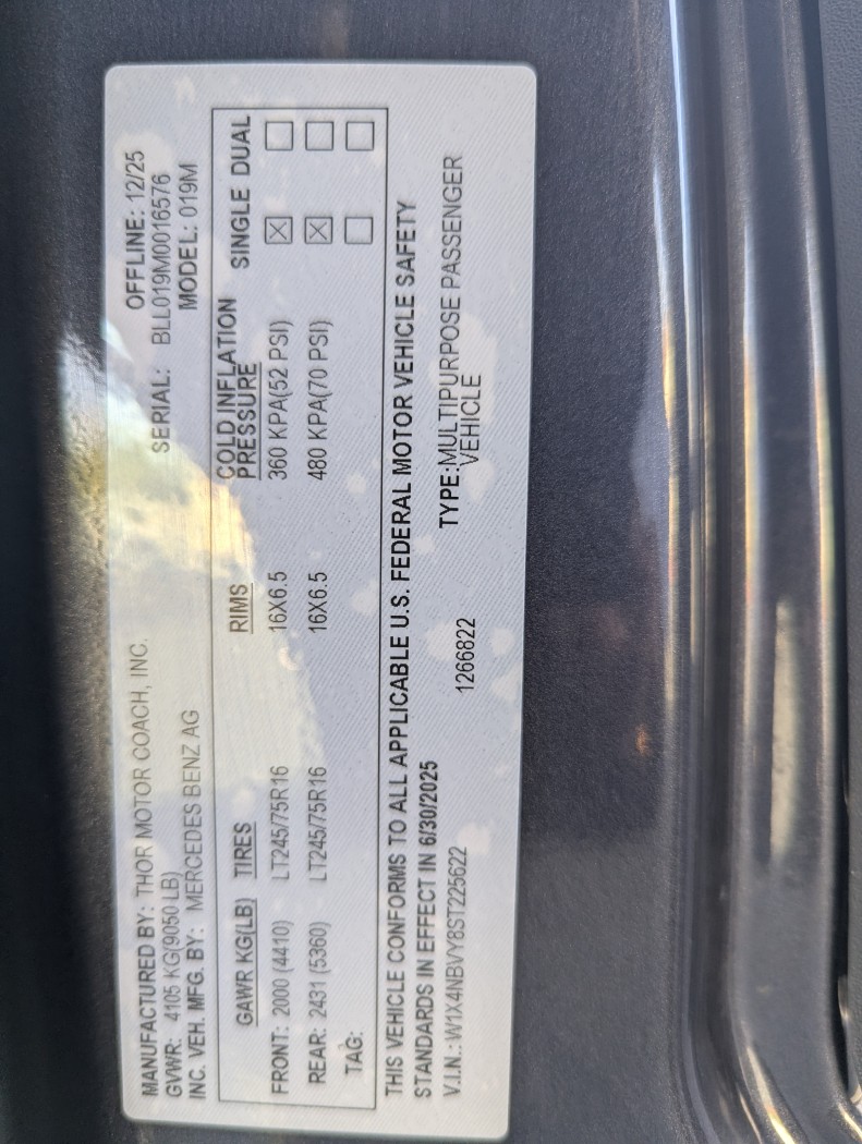 2026 Thor Motor Coach Tranquility 19M - Image 30