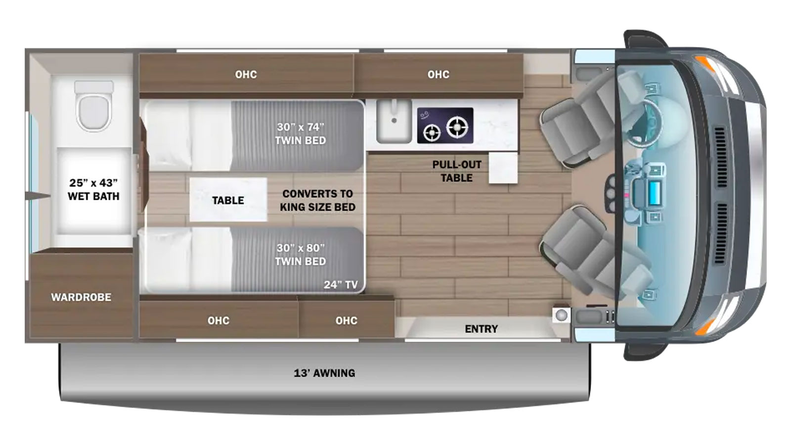 Entegra Coach Ethos floorplan