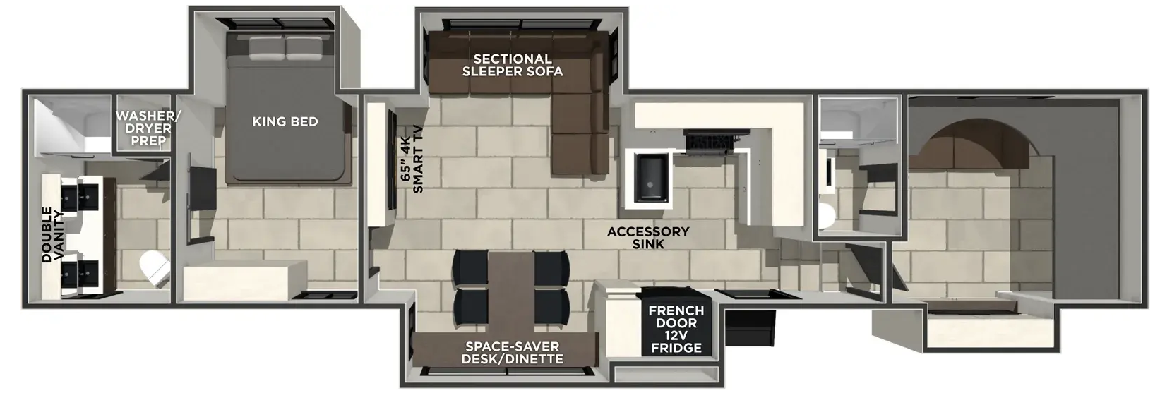 2026 FOREST RIVER WILDCAT XL 40STORY - Floorplan 1