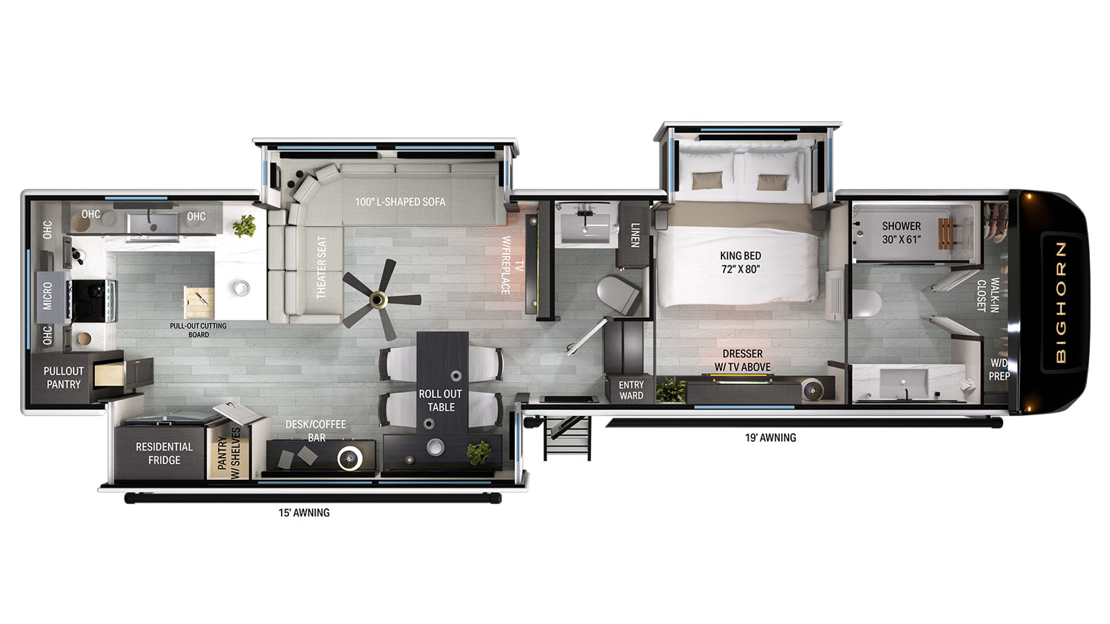 2027 Heartland Bighorn Fifth Wheel 39RK - Image 2