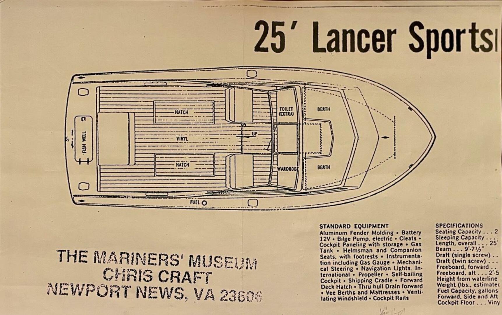 2013 CHRIS-CRAFT Lancer Sportsman Base - Image 44