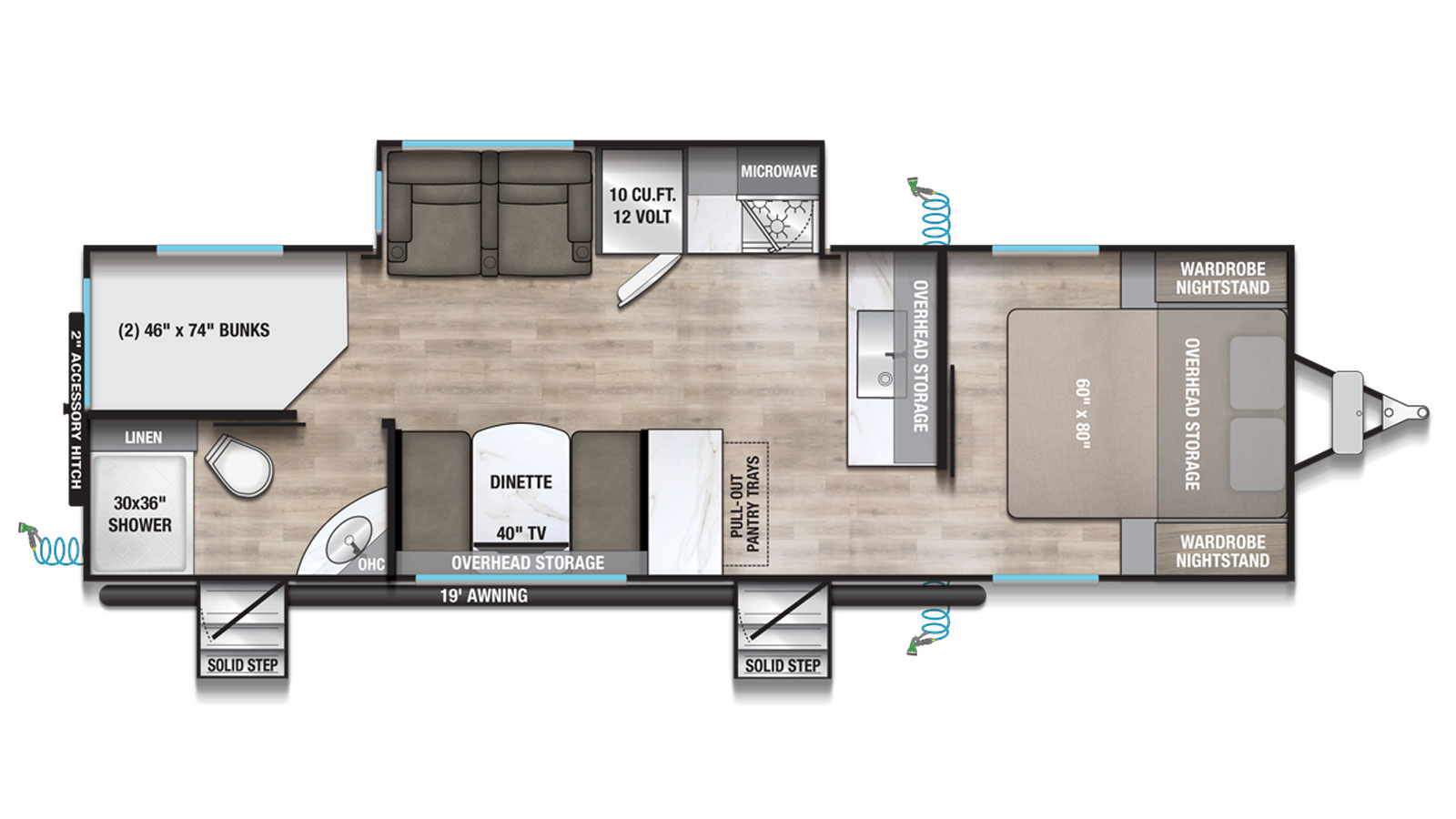 2026 Alliance RV Delta Ultra Lite BH271 - Floorplan 1