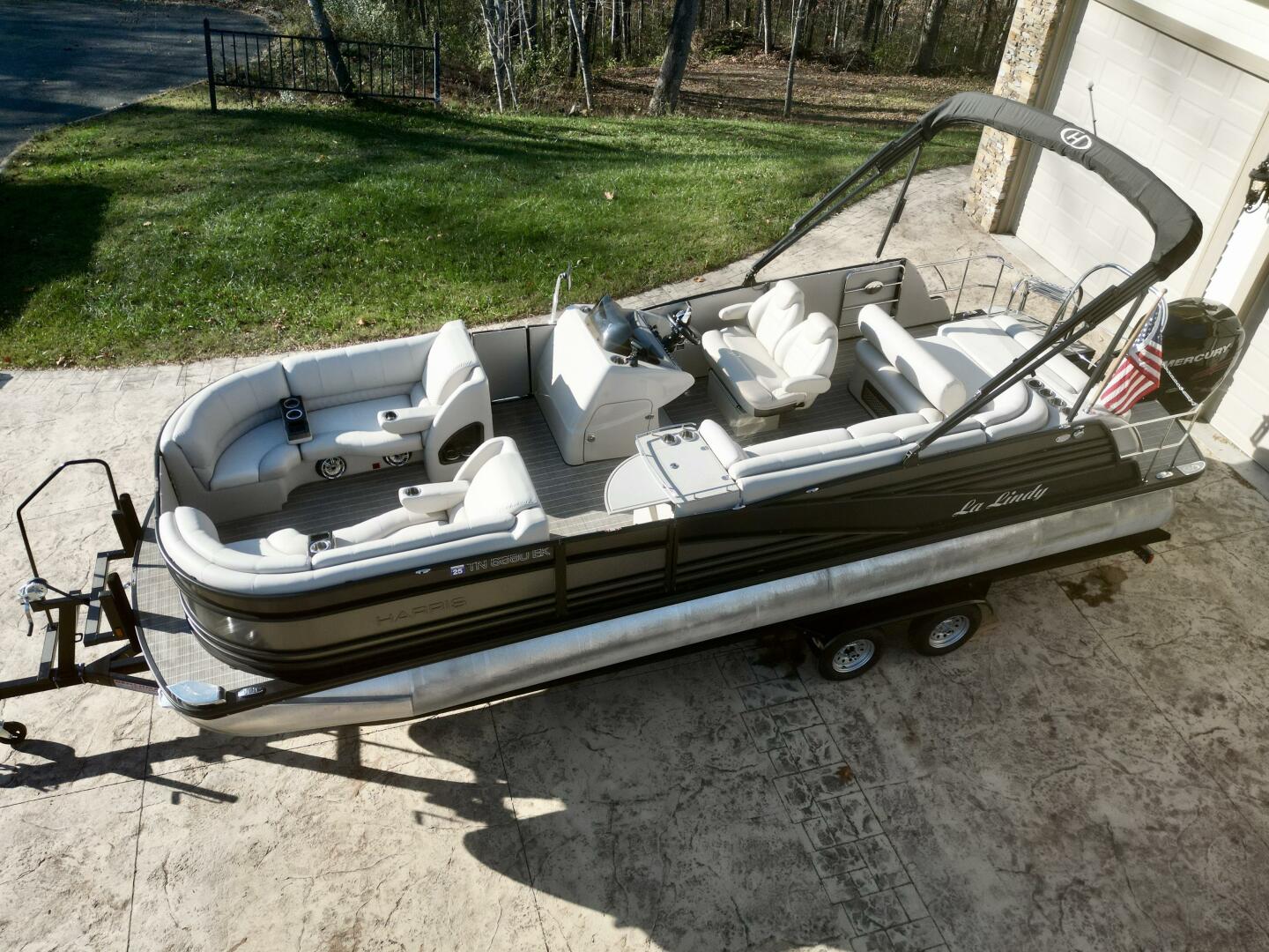 2016 Harris Grand Mariner 250 SLEC Tritoon - Image 7