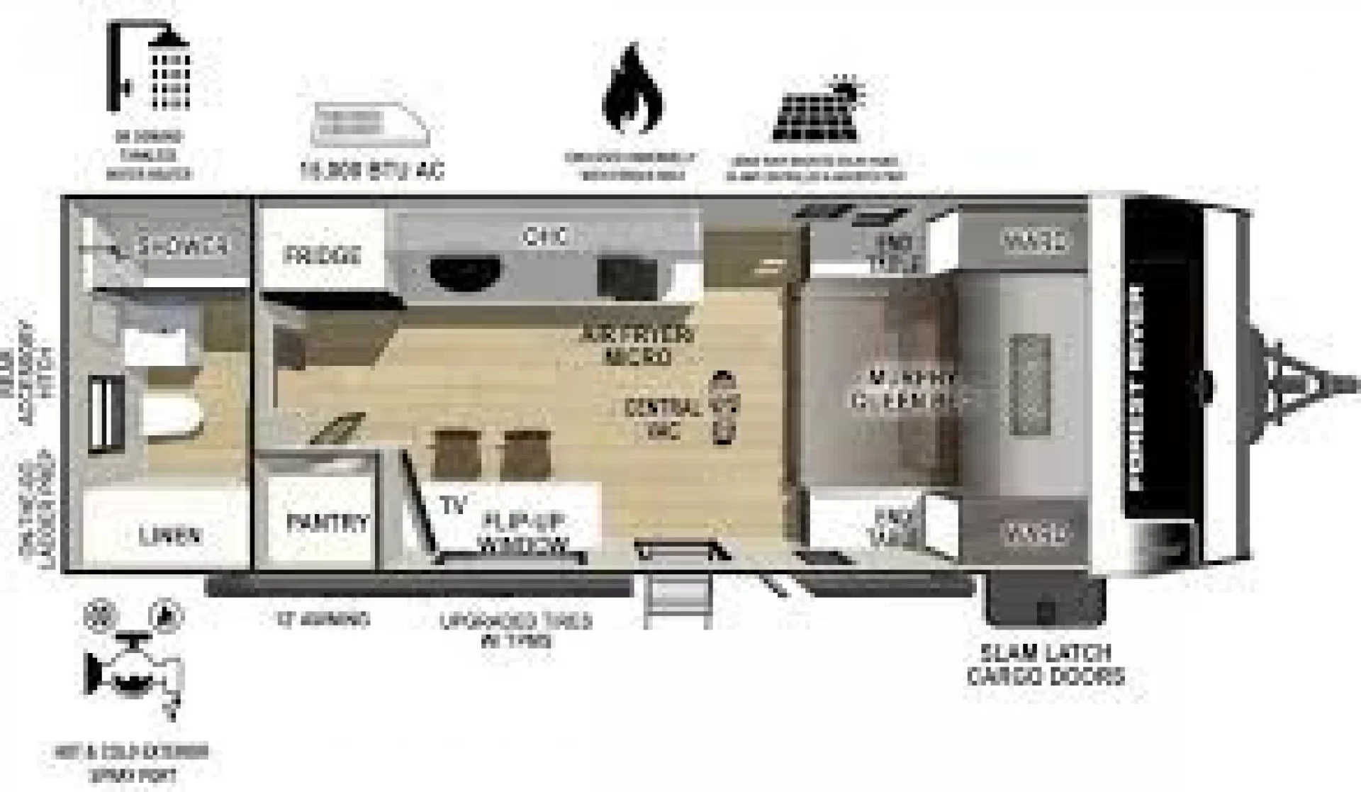 2027 FOREST RIVER R-POD RP197 - Image 21