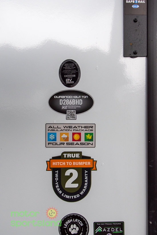 2026 KZ RV Durango Half-Ton D286BHD - Image 16