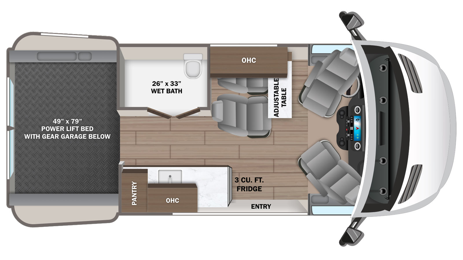 2026 Jayco Terrain 19YG - Floorplan 1