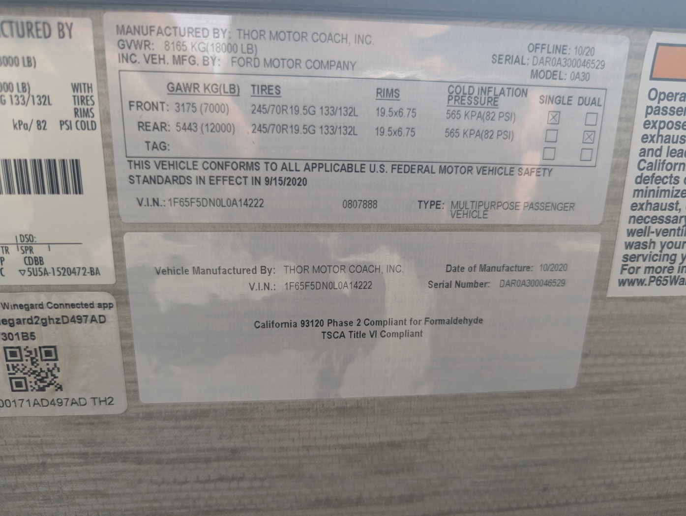 2021 Thor Motor Coach Freedom Traveler A30 - Image 25