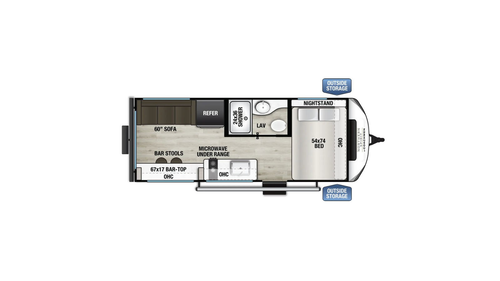 2025 Coachmen Northern Spirit Bijou 15RLB - Image 2