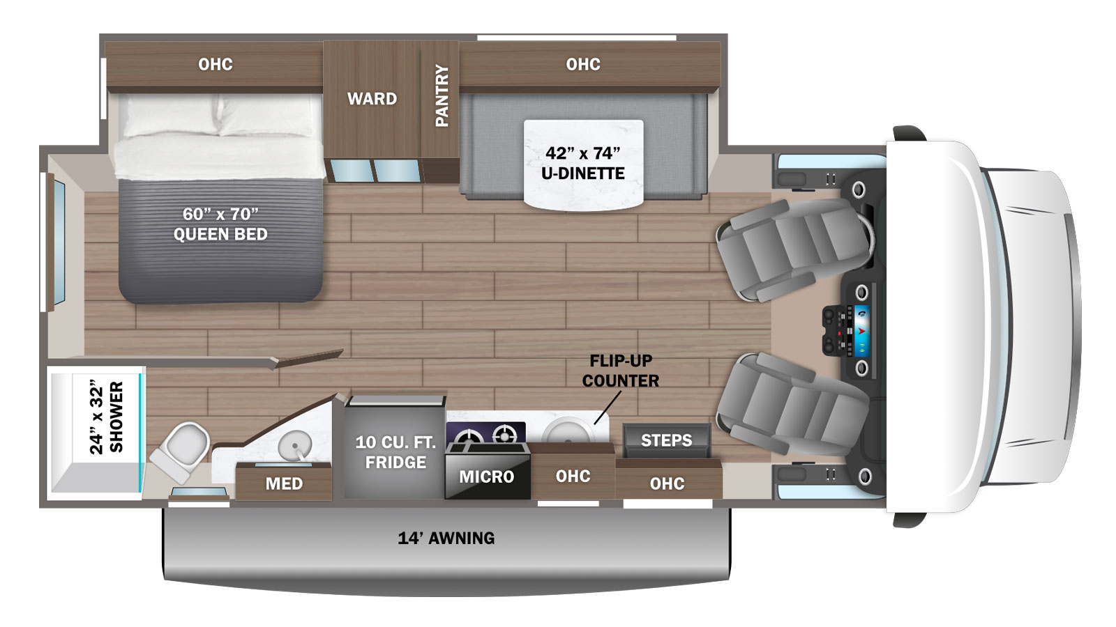 2026 Jayco Melbourne 24L - Floorplan 1