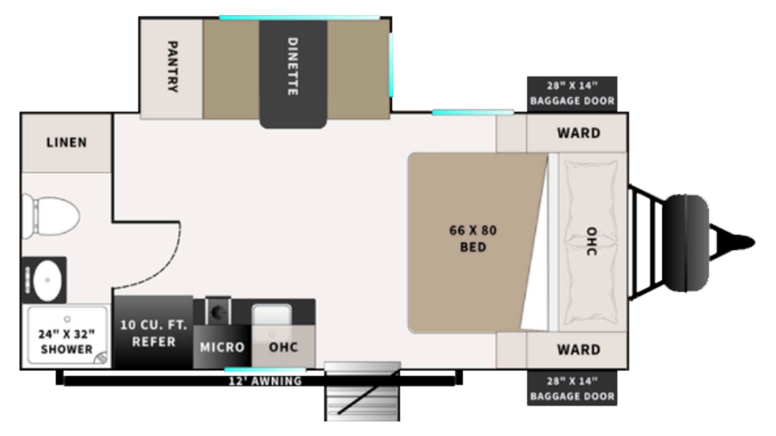 Modern Buggy Hopper floorplan