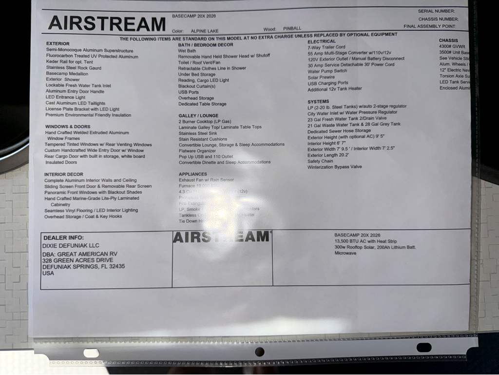 2026 AIRSTREAM Basecamp 20X - Image 12
