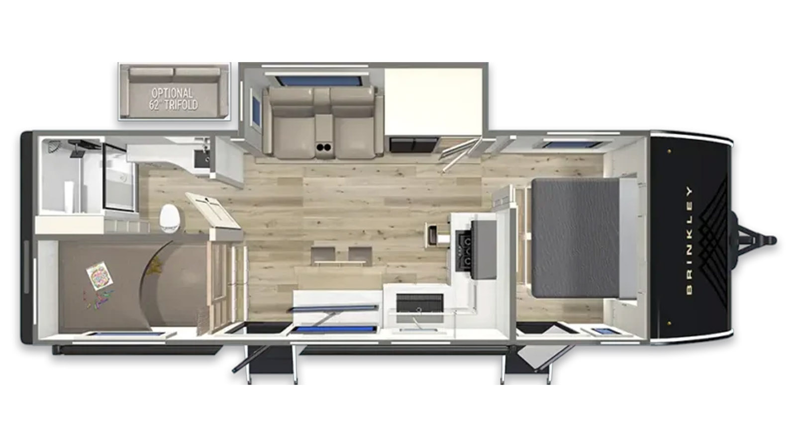 2026 BRINKLEY RV MODEL IX 24X - Floorplan 1