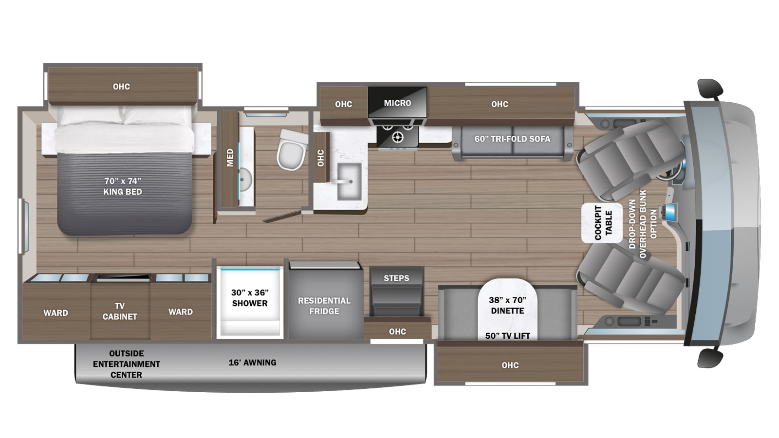2026 Jayco Precept 31UL - Floorplan 1
