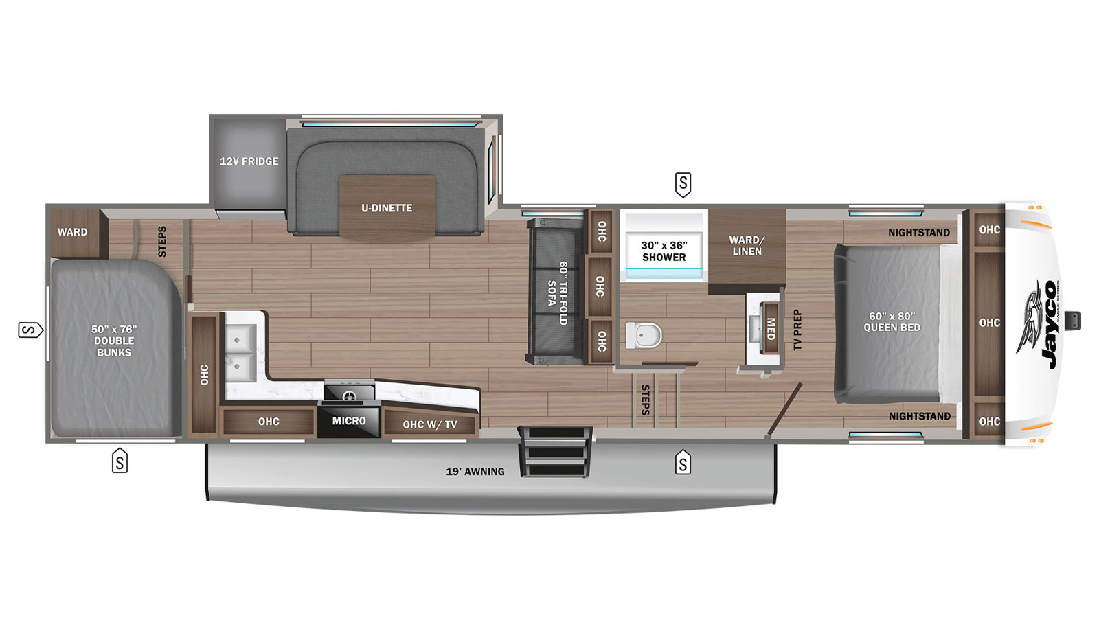 2026 Jayco Eagle SLE 28BHU - Floorplan 1