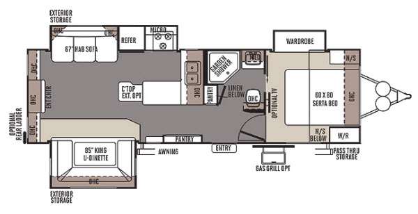 2014 Forest River Flagstaff Super Lite 27RLWS - Image 19