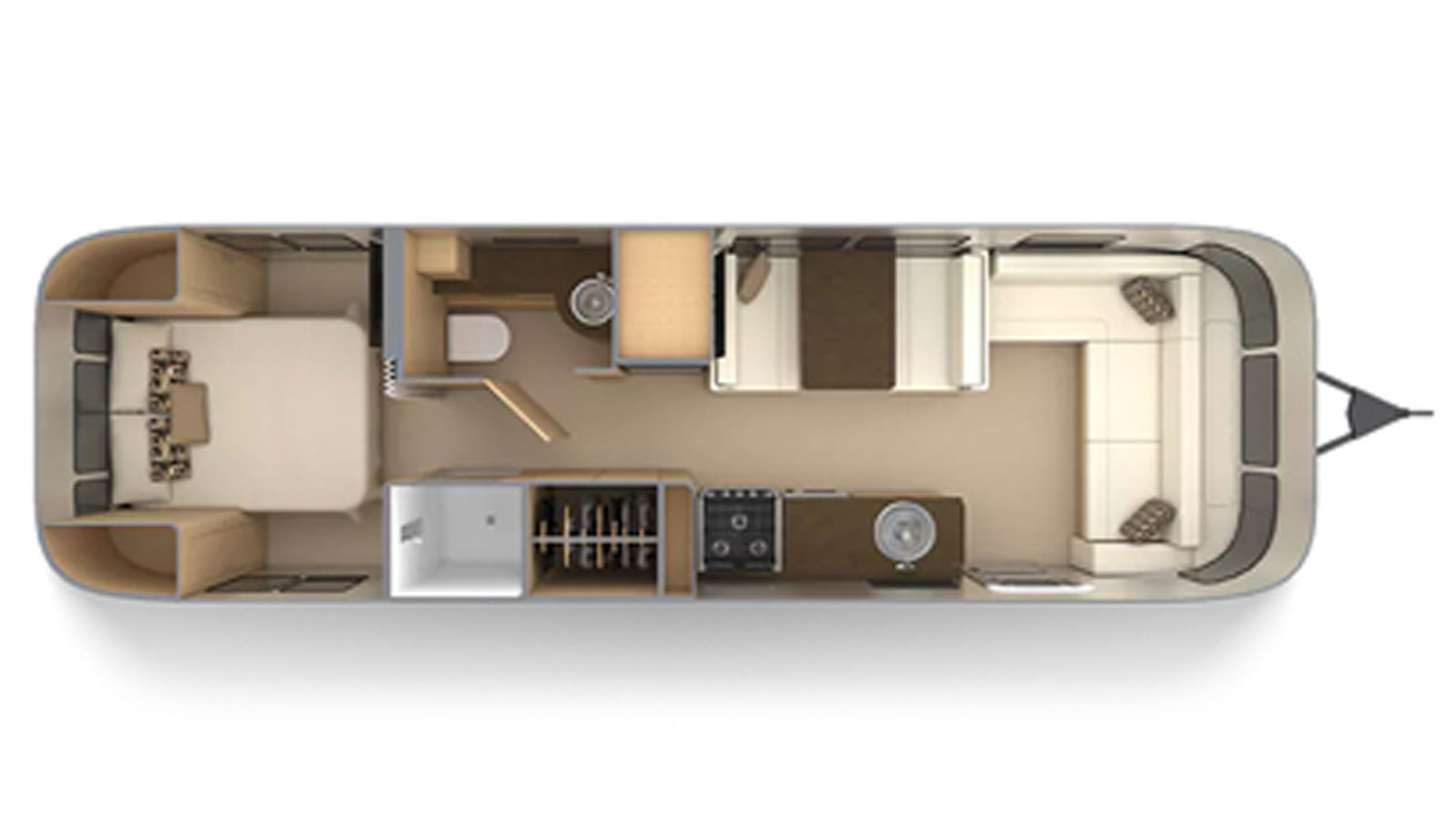 2021 AIRSTREAM FLYING CLOUD 30RB - Floorplan 1