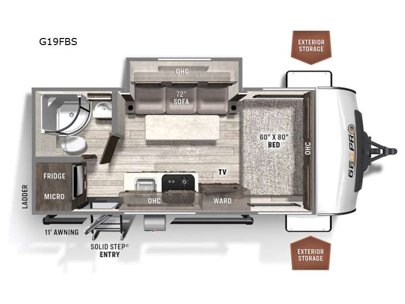 2022 Forest River Rockwood Geo Pro G19FBS - Image 30