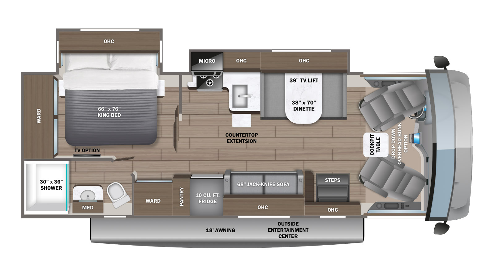 2026 Jayco Alante 27A - Floorplan 1