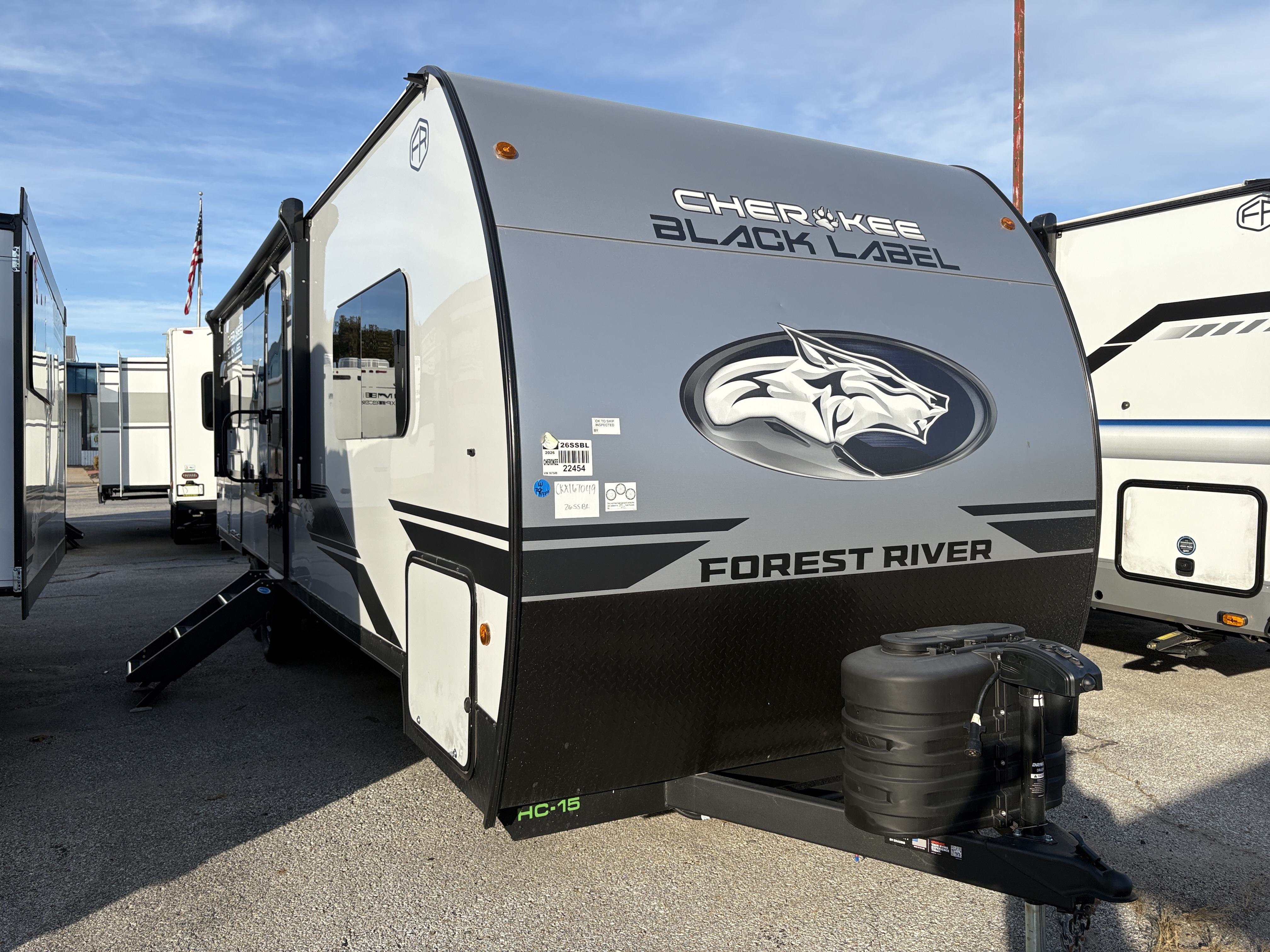 2026 Forest River Cherokee Grey Wolf Black Label 26SSBL
