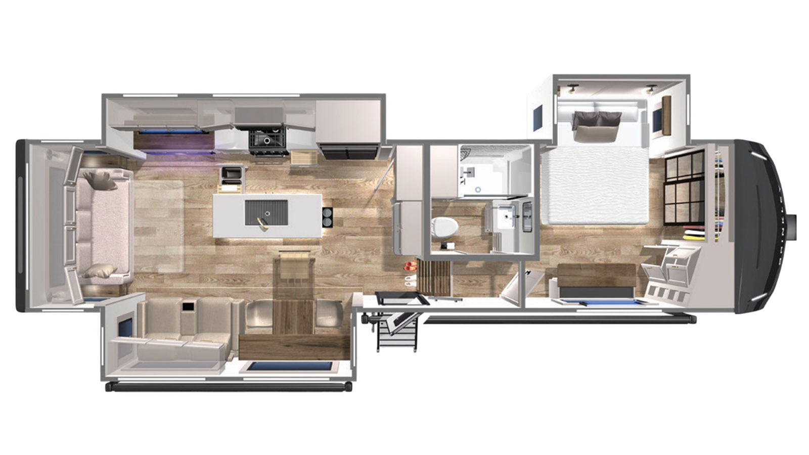 2024 Brinkley RV Model Z 3100 - Floorplan 1