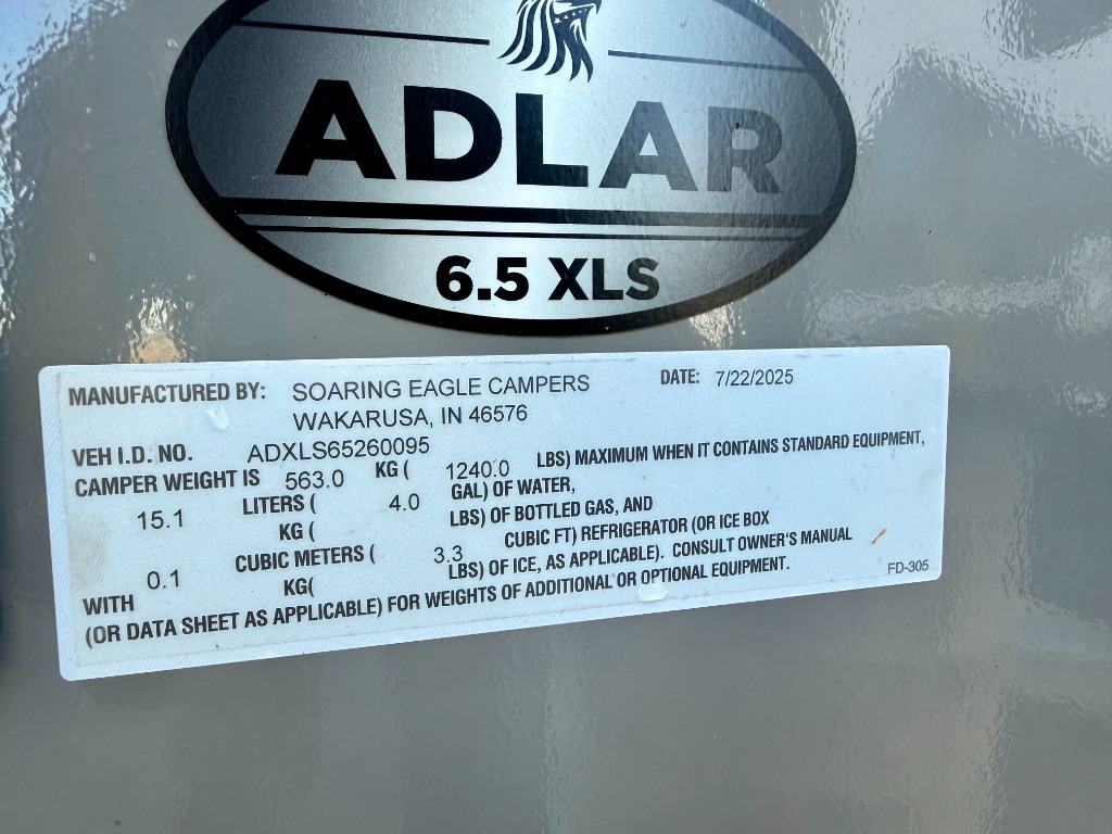 2026 Adlar Truck Topper 6.5XLS - Image 9