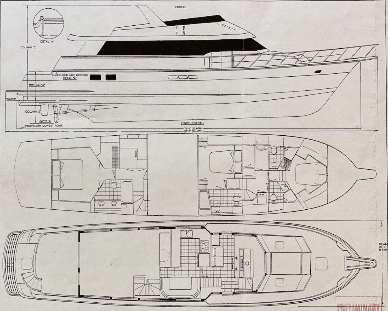 1998 Hatteras Sport Deck - Image 75