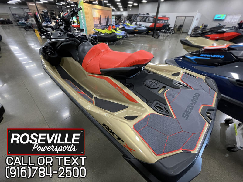 2025 Sea-Doo RXT-X™ 325 Metallic Tan / Lava Red Premium - Image 5