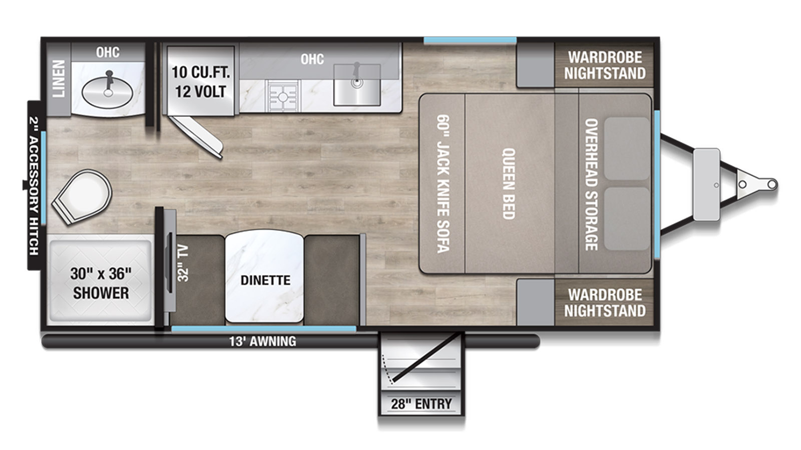 2027 Alliance RV Delta Solo RB152 - Floorplan 1