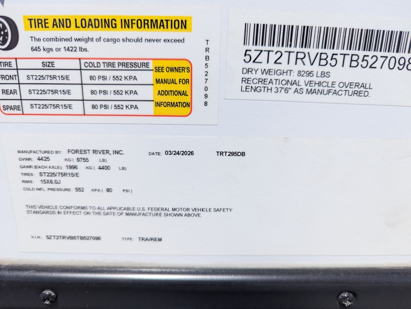 2026 Prime Time Tracer 295DB - Image 6