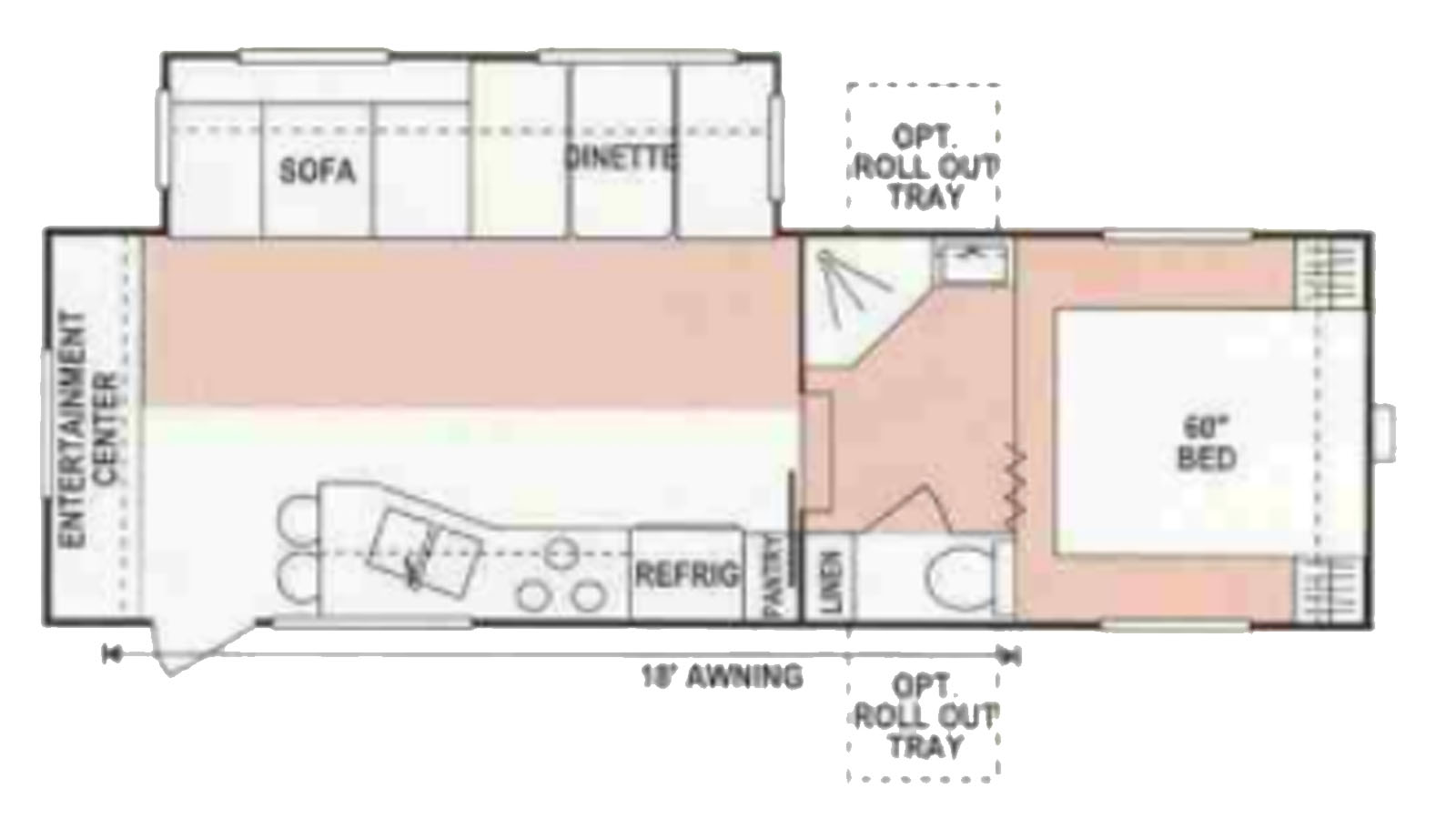KZ RV SPORT floorplan