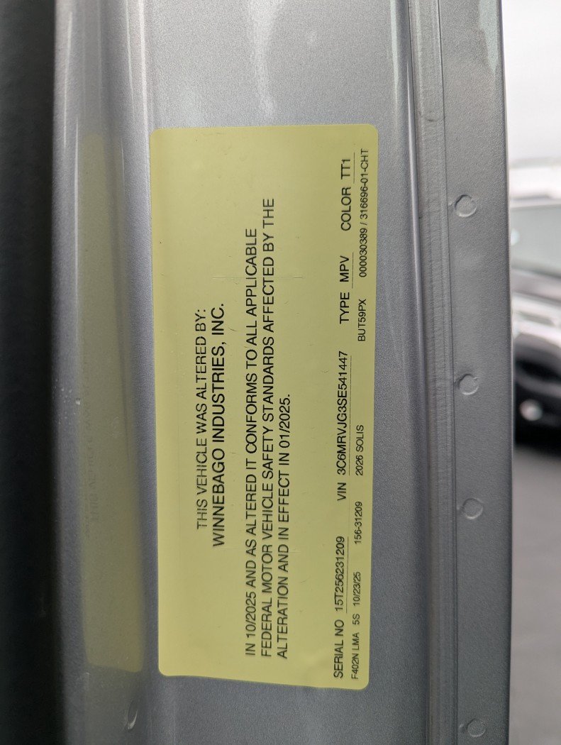 2026 Winnebago Solis 59PX - Pop Top - Image 24