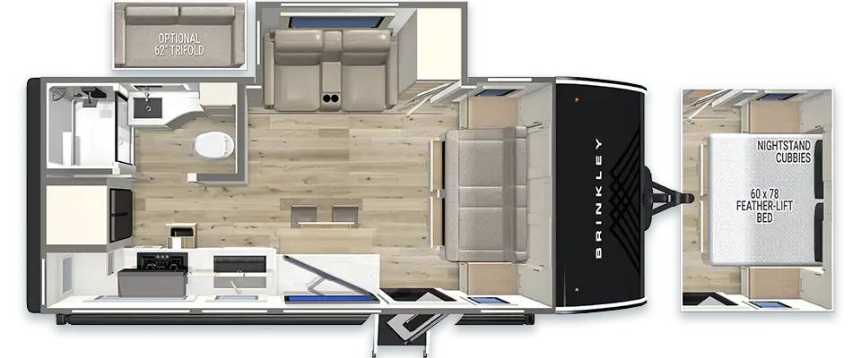 2026 Brinkley RV Model Ix 20x - Floorplan 1