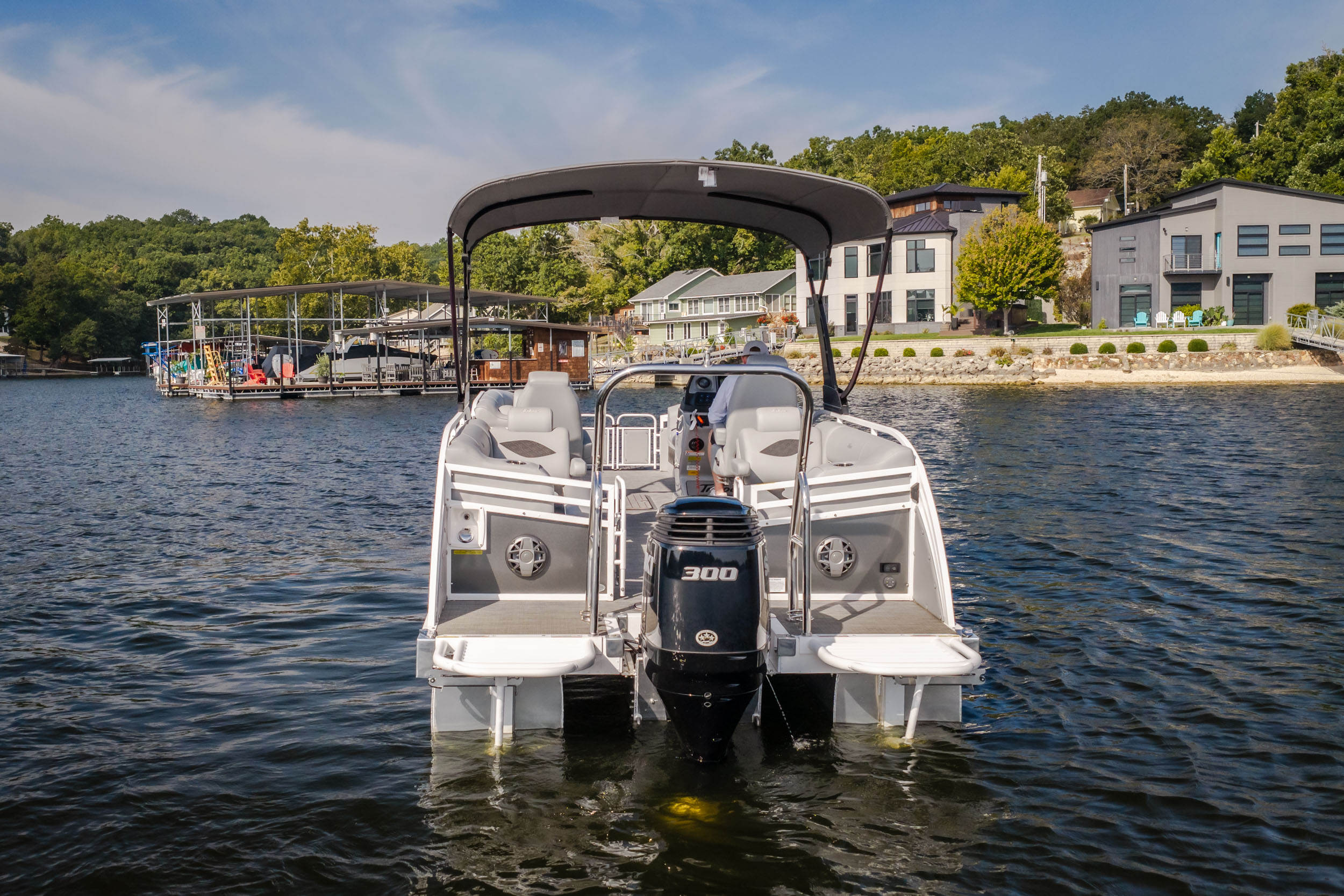 2025 JC Tritoon NepToon 25TT Sport DSL, Bow Chaise Arms - Image 54