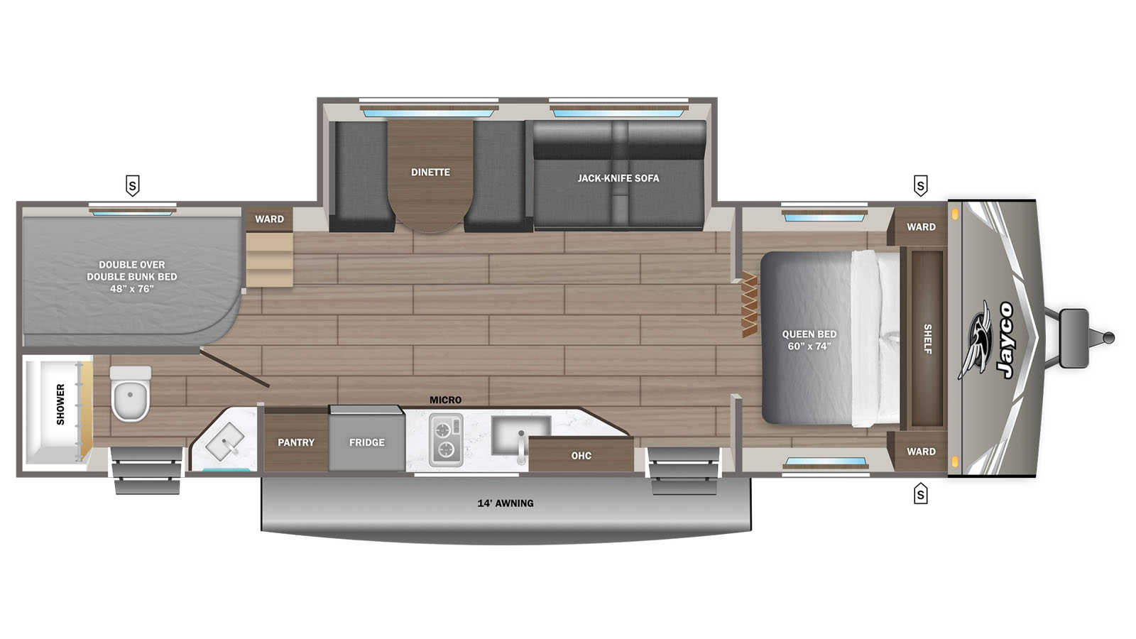 Jayco Jay Flight Sport Edition floorplan