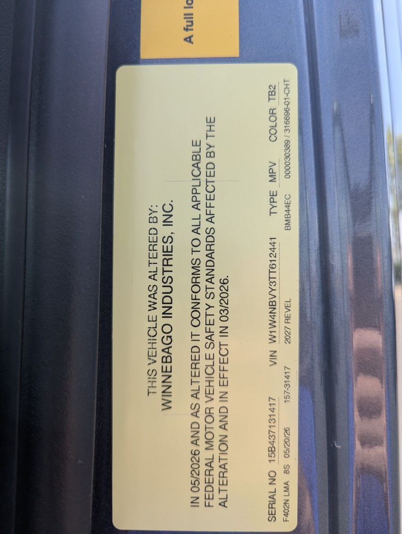 2027 Winnebago Revel 44EC - Image 17