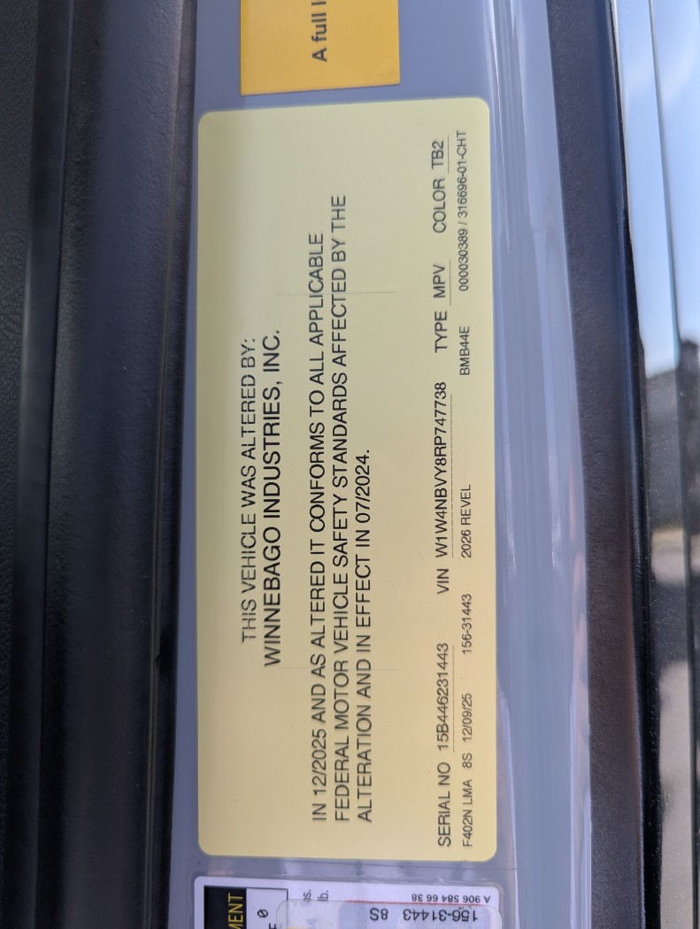 2026 Winnebago Revel 44E - Image 25