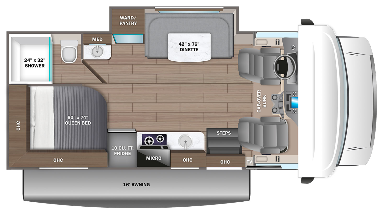 2026 Jayco Redhawk SE 22A - Floorplan 1