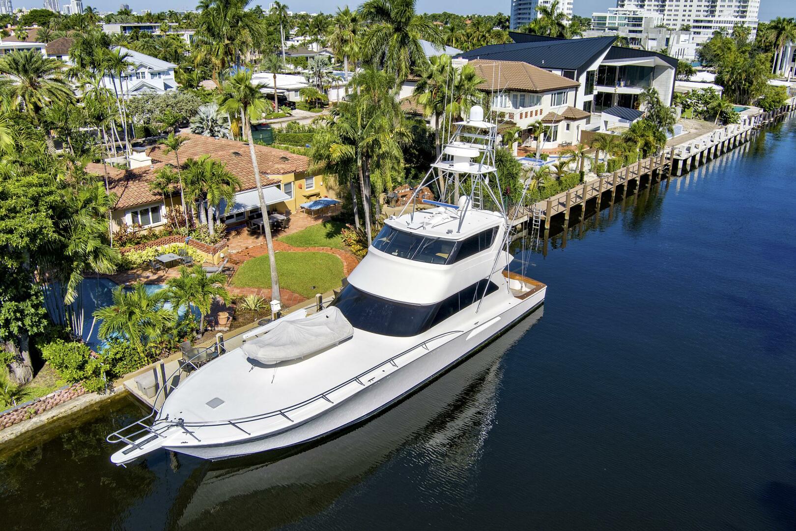2008 Viking 74 Enclosed Bridge - Image 2