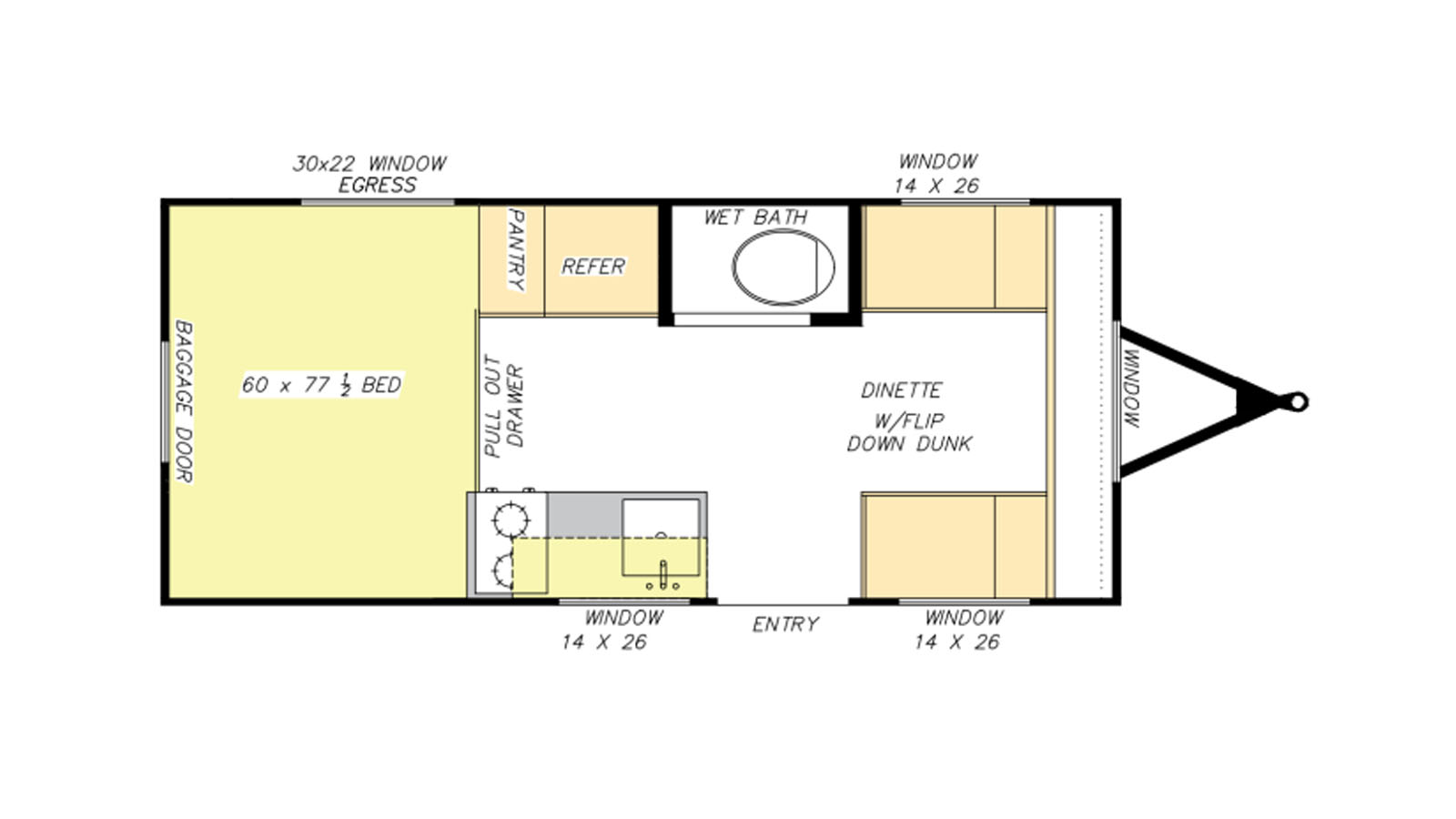 2026 Modern Buggy Big Buggy 16 - Floorplan 1