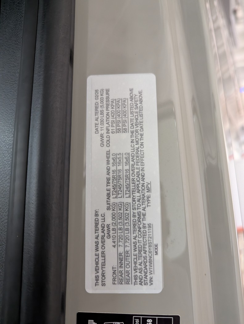2026 Storyteller Overland Crew Mode XL - Image 27