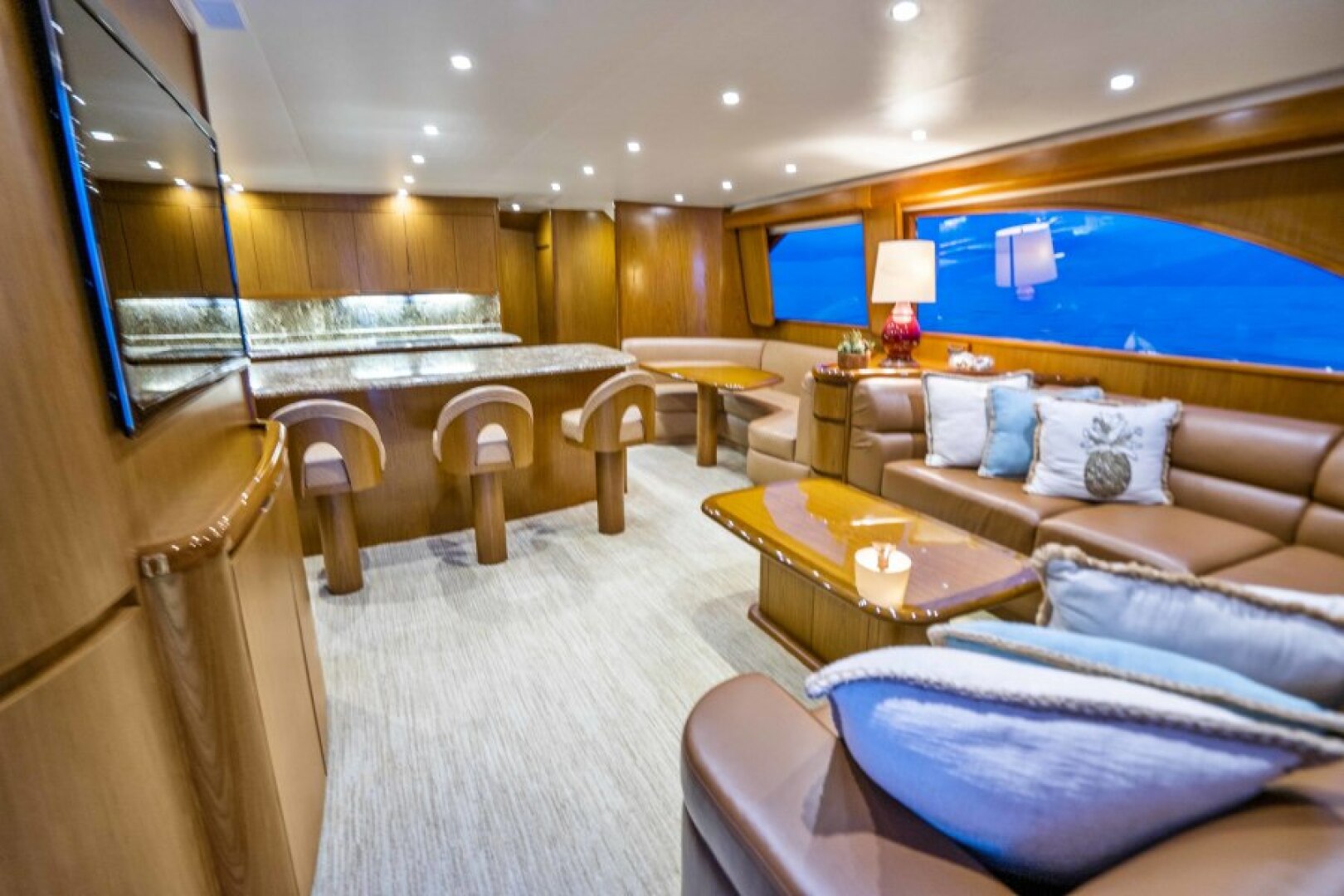 2011 Viking 70 Enclosed Bridge - Image 4