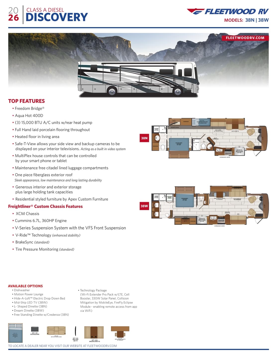 2026 Fleetwood Discovery 38N - Image 46