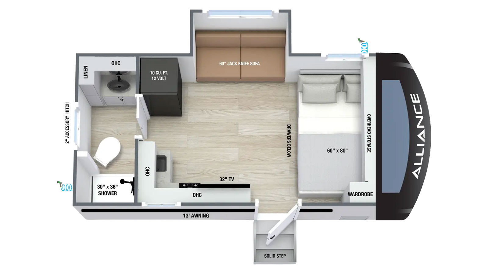 Alliance Delta Solo floorplan