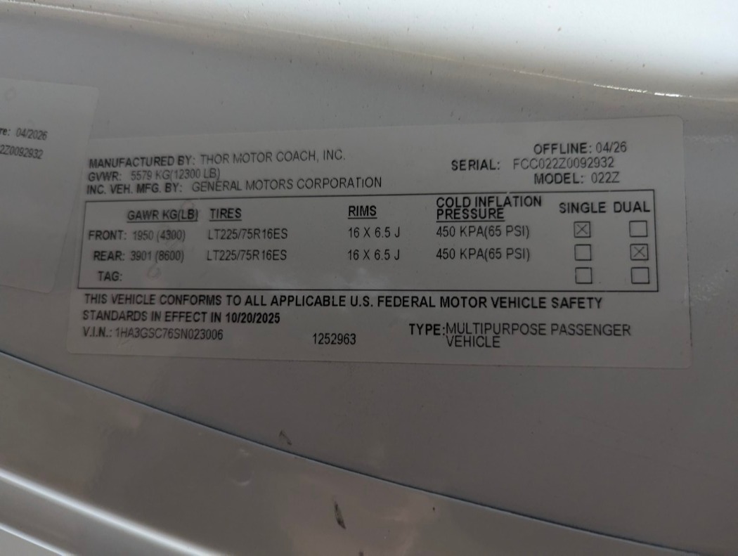 2027 Thor Motor Coach Four Winds 22Z - Image 31