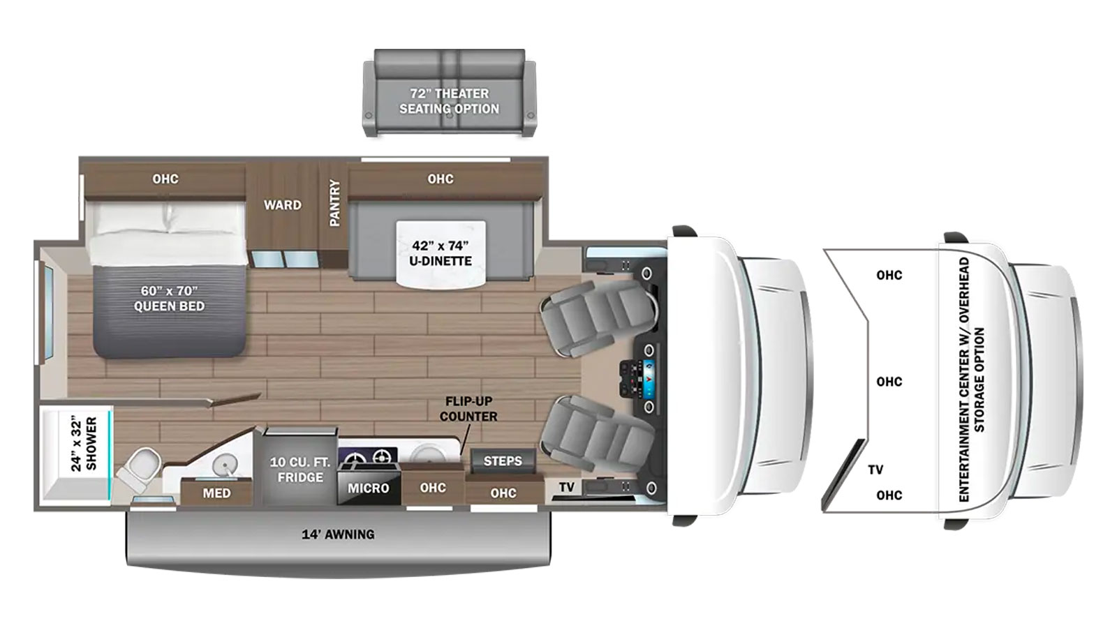 Entegra Coach Qwest SE floorplan