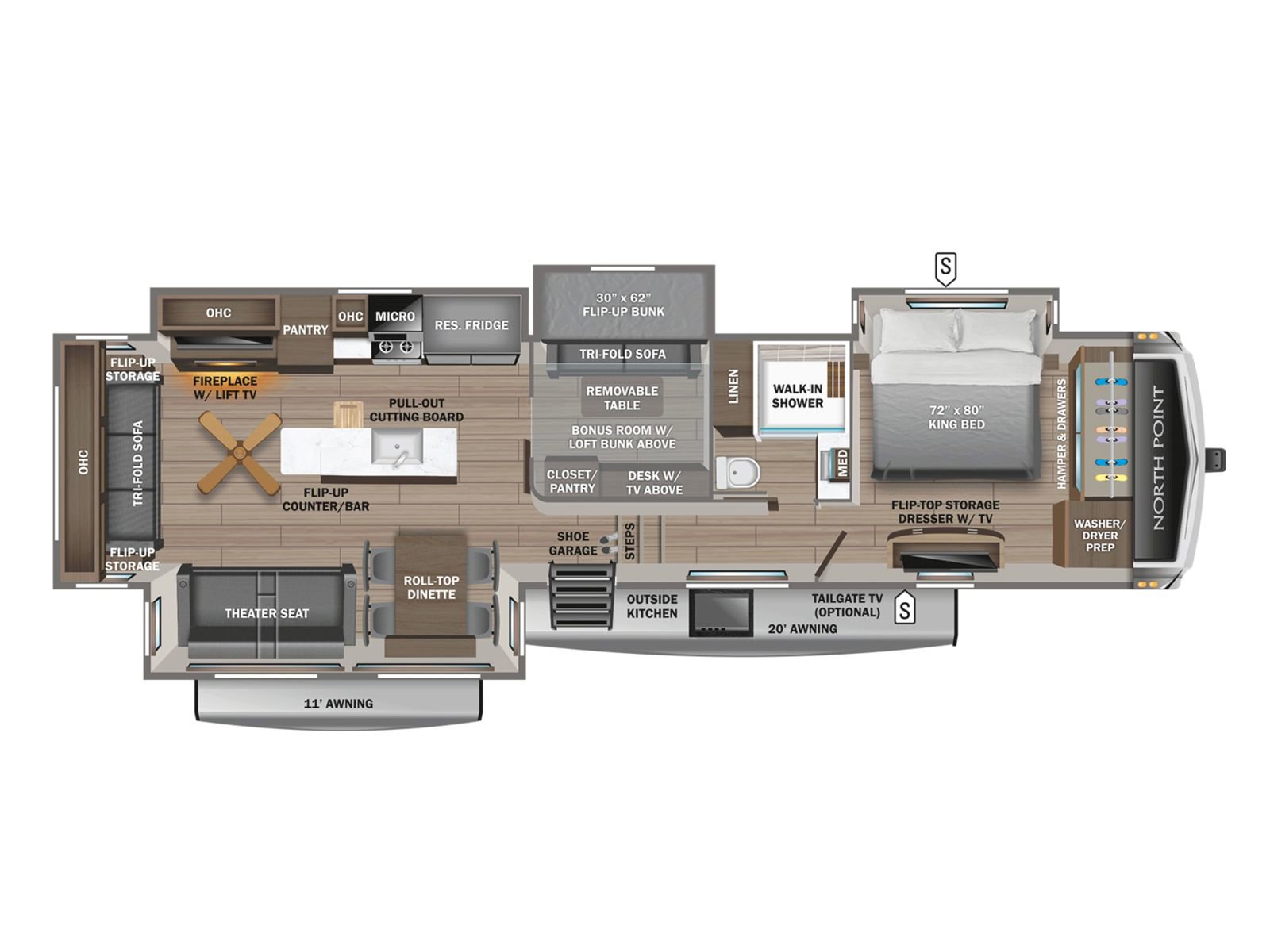 2025 Jayco North Point 377RLBH - Image 2